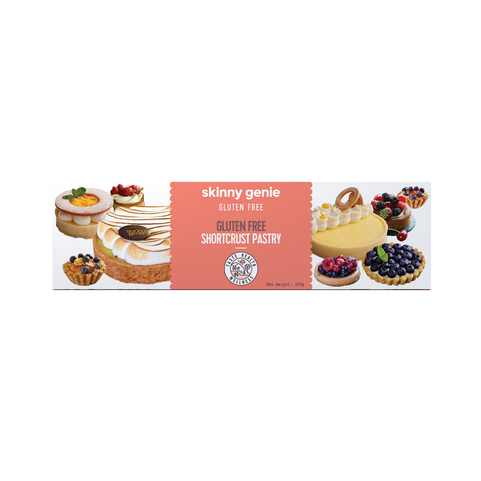 SKINNY GENIE Shortcrust Pastry Dough, 320g