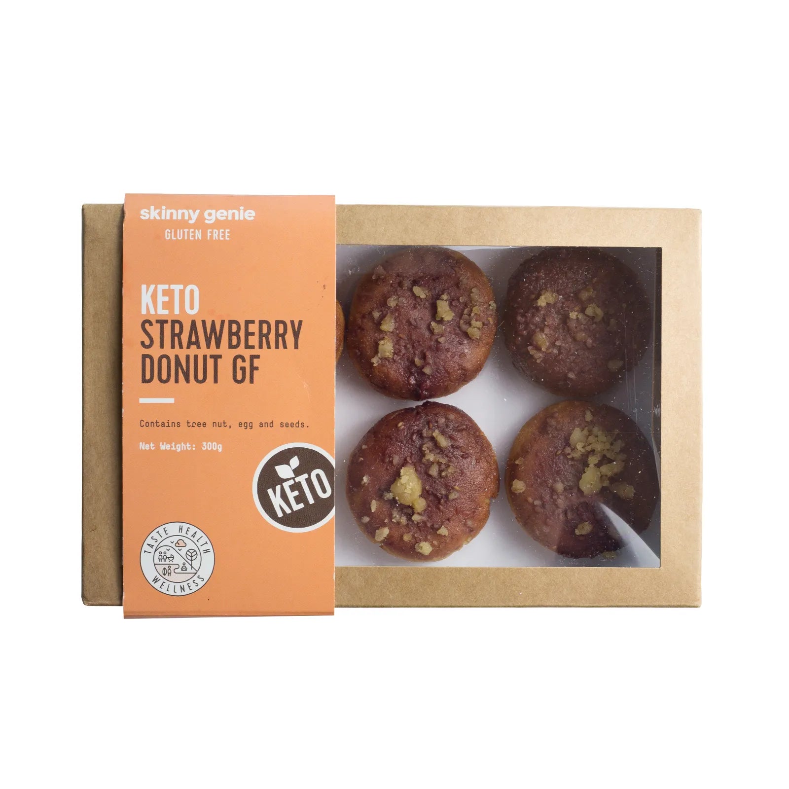 SKINNY GENIE Keto Strawberry Doughnut Gluten Free, 50g