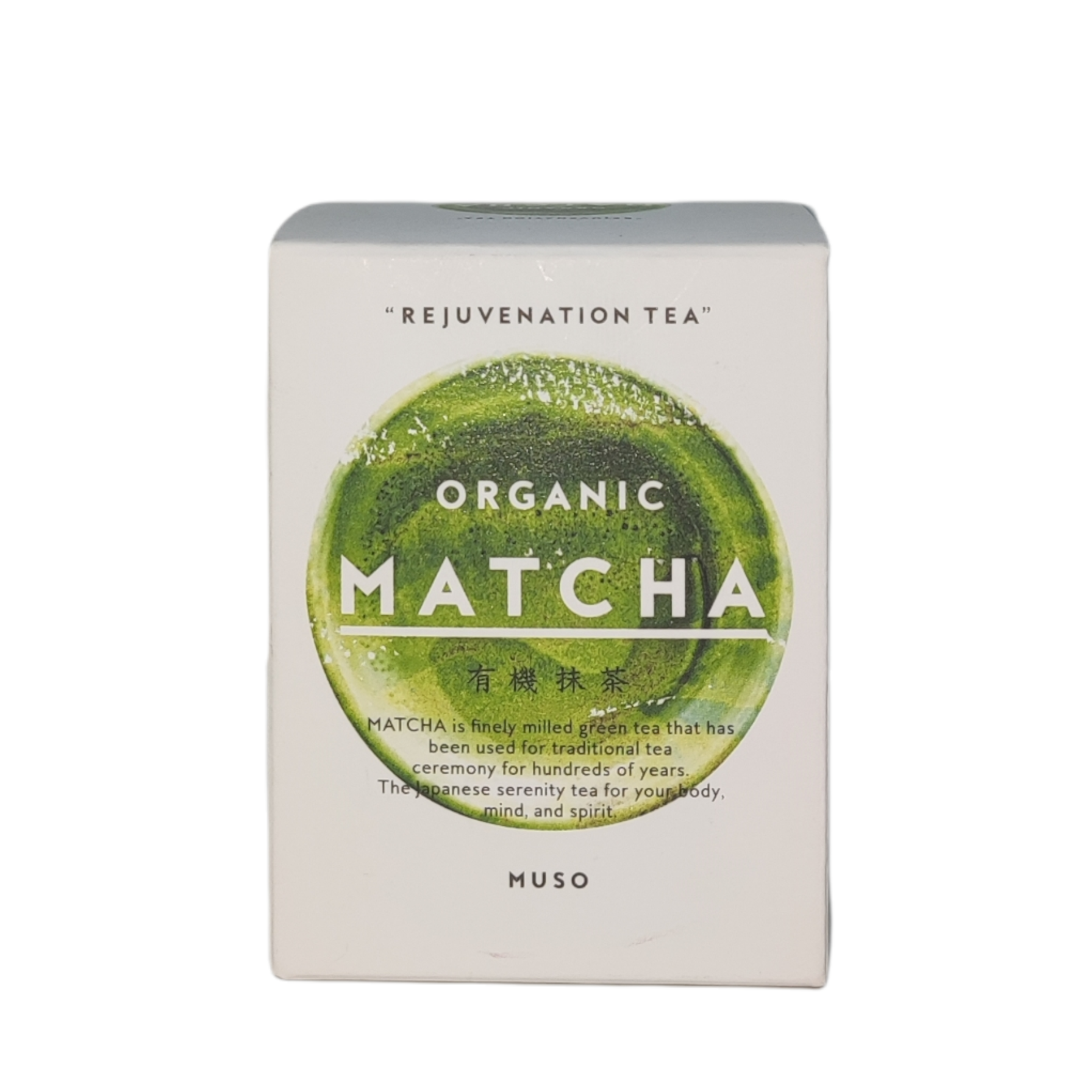 MUSO Organic Matcha Green Tea Powder, 30g, Organic, Vegan