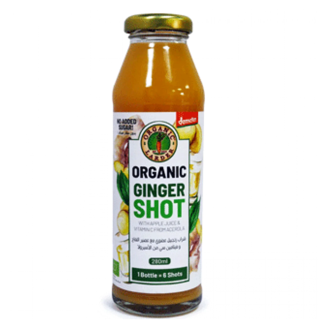 ORGANIC LARDER Ginger Shot, 280ml - Organic, Vegan, No Added Sugar