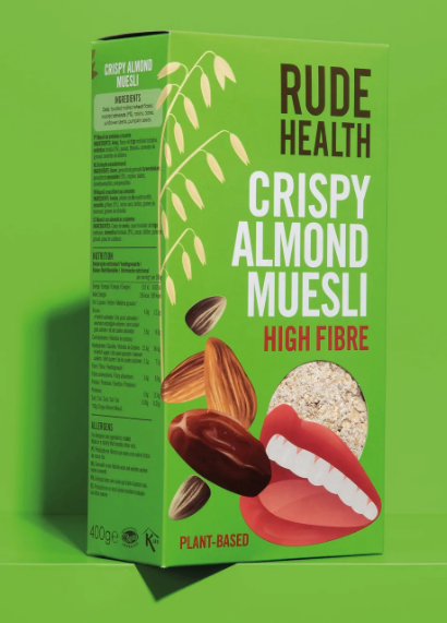 RUDE HEALTH Crispy Almond Muesli, 400g