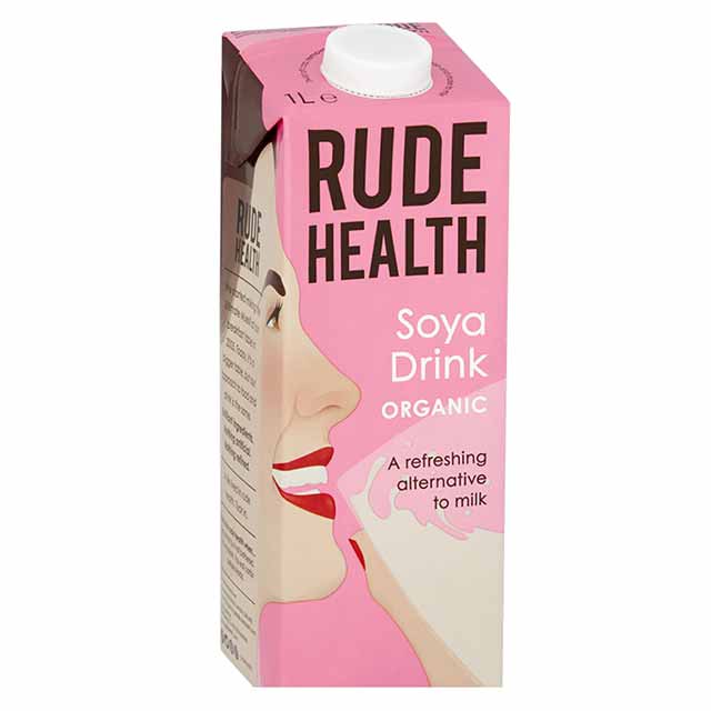 RUDE HEALTH Organic Soya Drink, 1Ltr