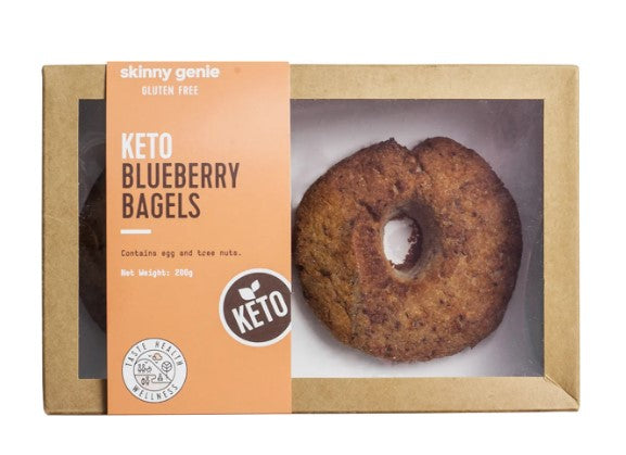 SKINNY GENIE Keto Blueberry Bagels, 100g