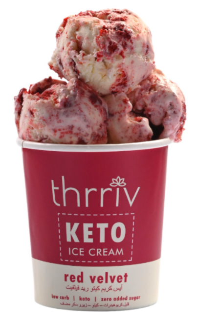 THRRIV Keto Ice Cream Red Velvet Cheesecake, 500ml