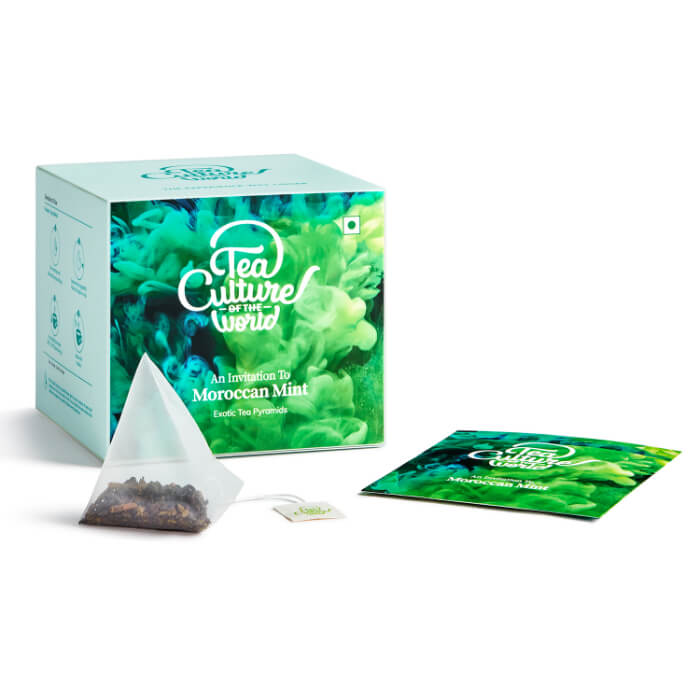 TEA CULTURE OF THE WORLD Moroccan Mint Tea (Pack Of 16), 32g