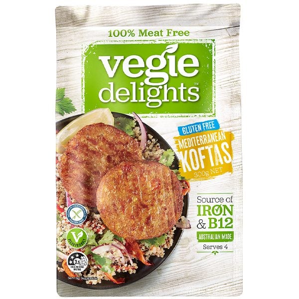 VEGIE DELIGHTS Mediterranean Koftas, 300g