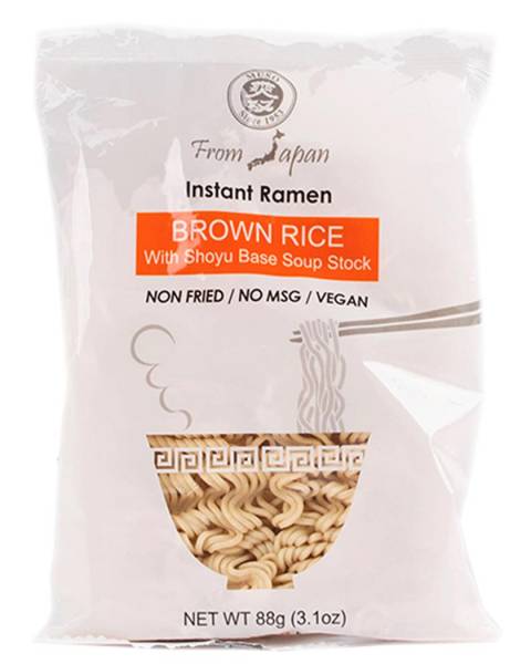 MUSO Instant Brown Rice Ramen Noodles, 88g