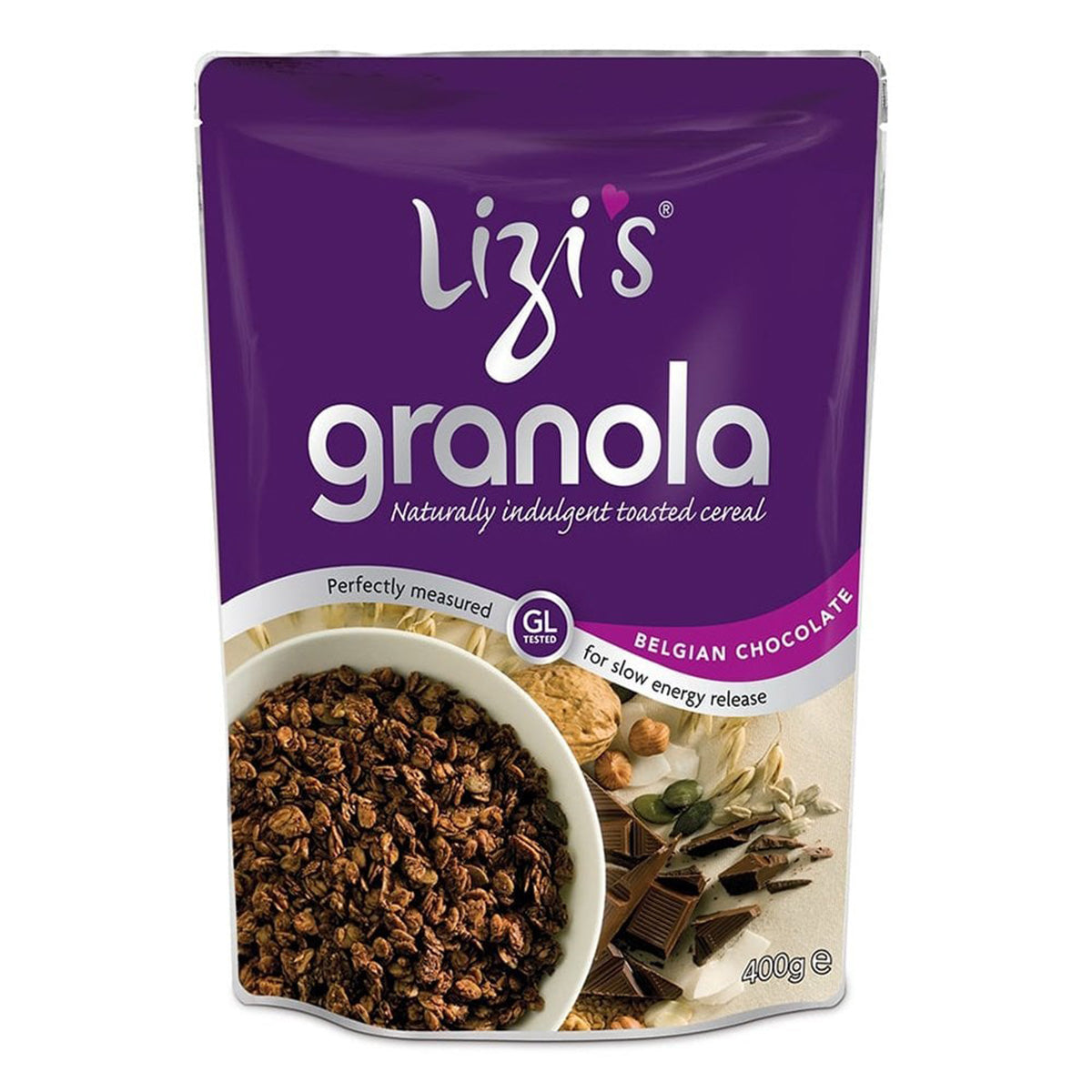 HUNTER'S COLLECTION LIZI'S Granola - Belgian Chocolate, 400g