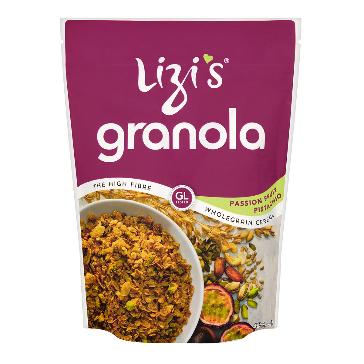 HUNTER'S COLLECTION LIZI'S Granola Passion Fruit Pistachio, 400g