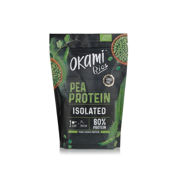 OKAMI BIO Pea Protein, 80% Protein, 500g