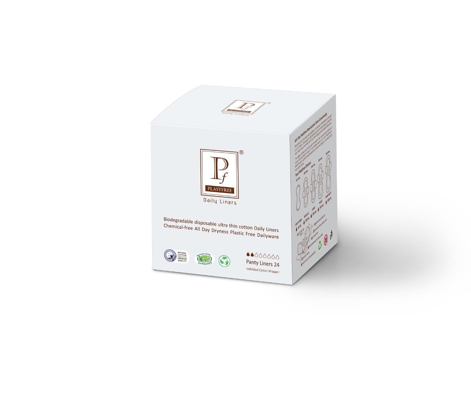 PLASTFREE Liners, Pack Of 24