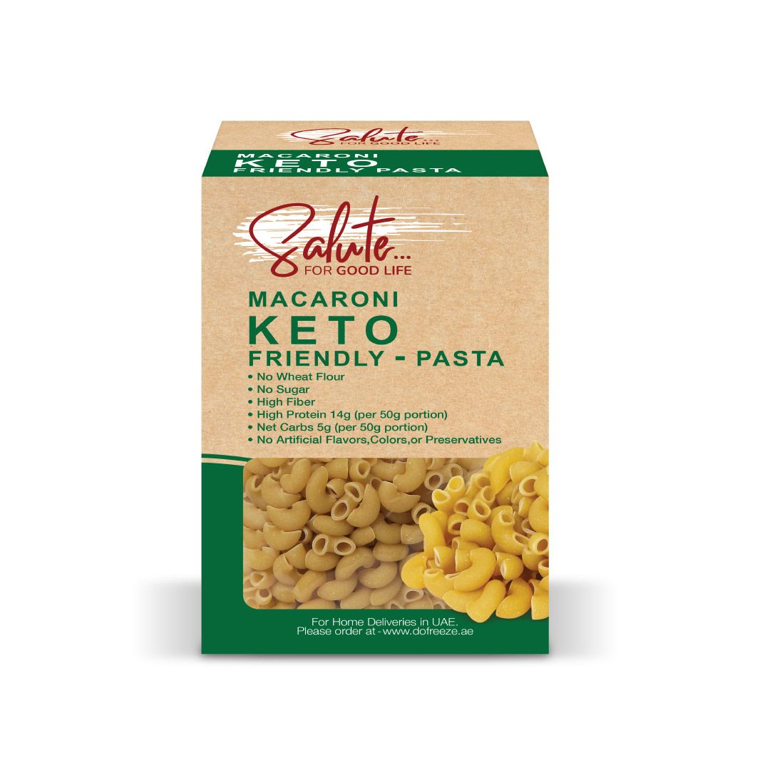 SALUTE Keto Pasta Macaroni, 200g, Keto-friendly