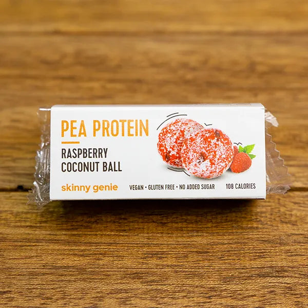 SKINNY GENIE Raspberry Coconut Protein Ball, 40g