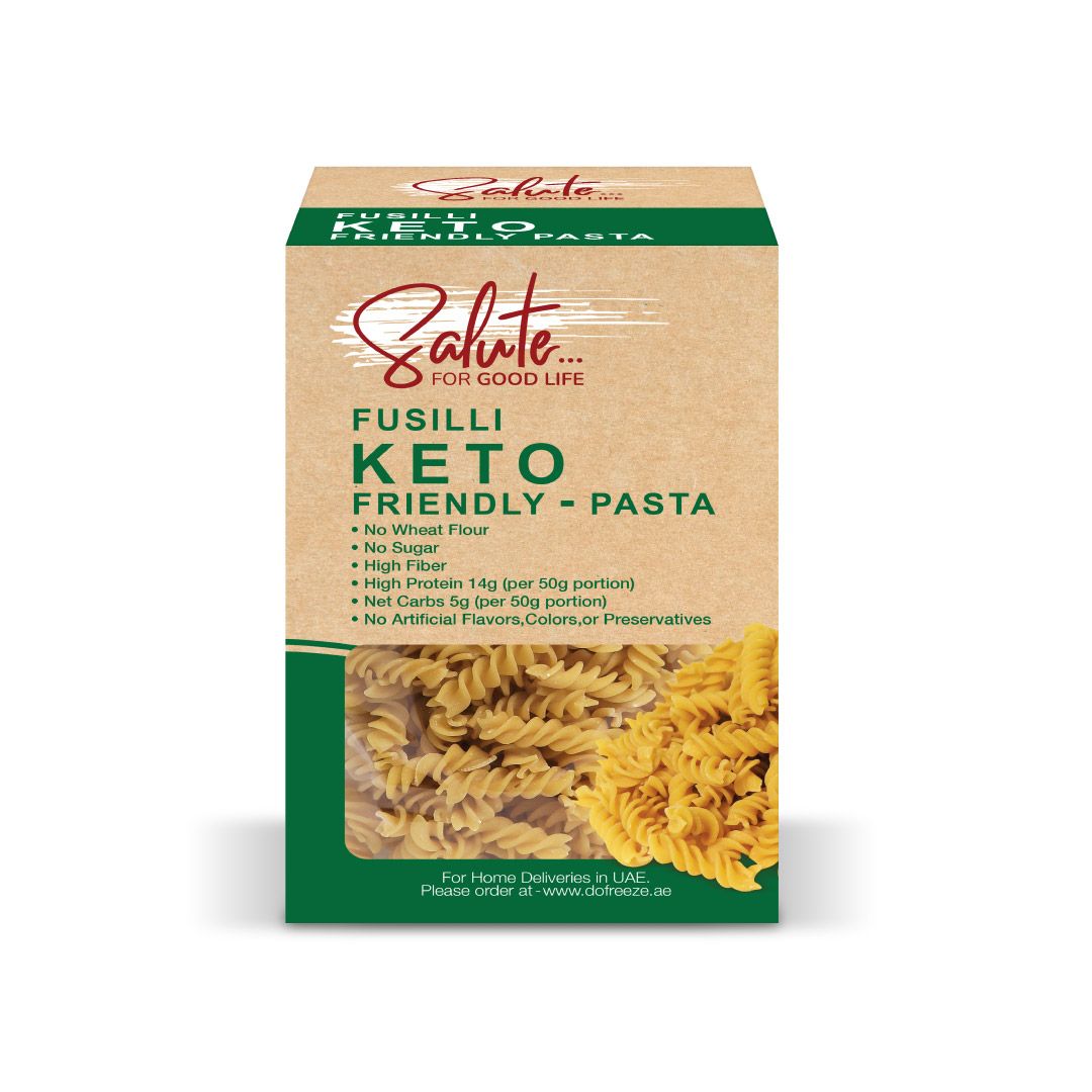 SALUTE Keto Pasta Fusilli, 200g, Keto-friendly