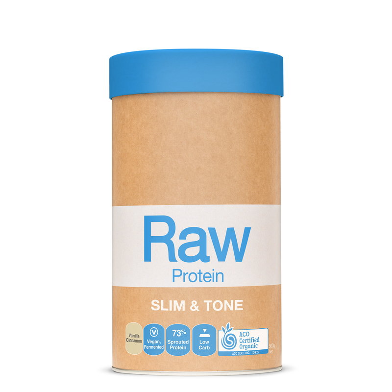 AMAZONIA RAW Vanilla & Cinnamon Slim & Tone, 500g, Vegan