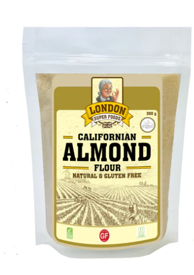 LONDON SUPER FOODS Natural Californian Almond Flour, 300g