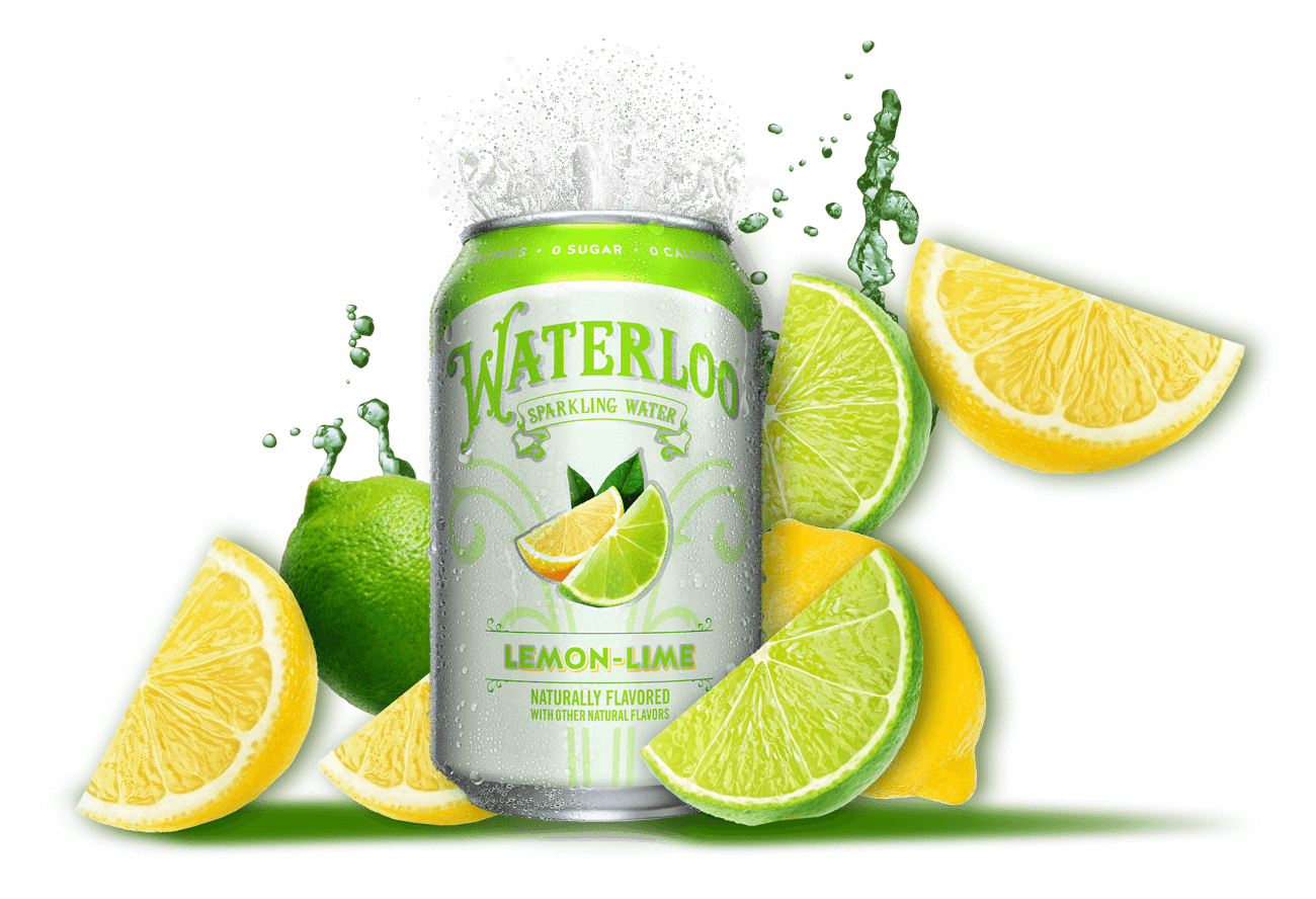 WATERLOO Lemon-Lime Sparkling Water, 355ml