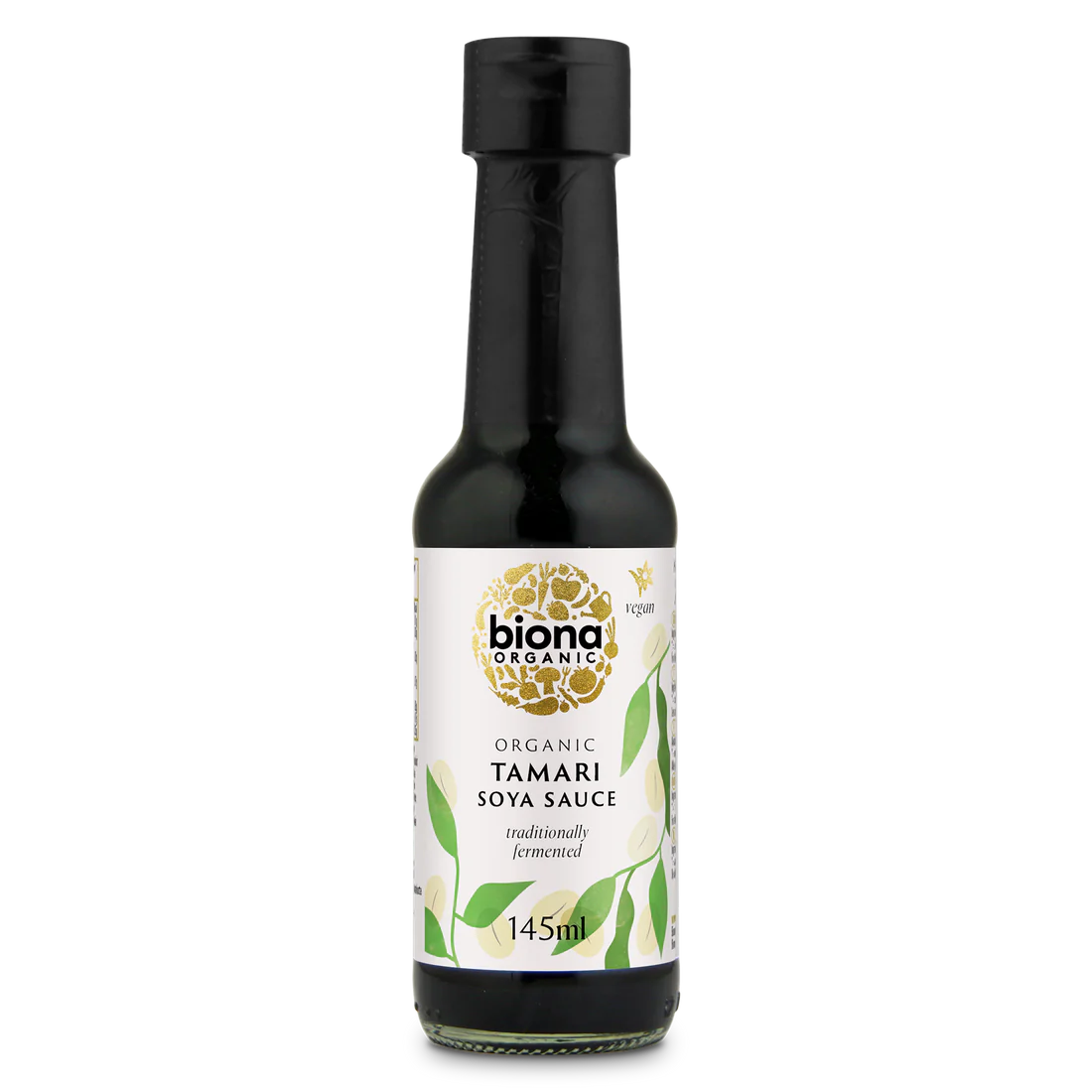 BIONA ORGANIC Tamari Soya Sauce - Pack of 6 (145ml each)