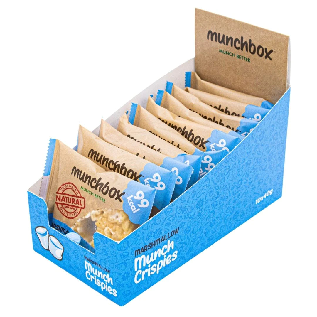 MUNCHBOX marshmallow munch crispies, Pack of 10,10*40g