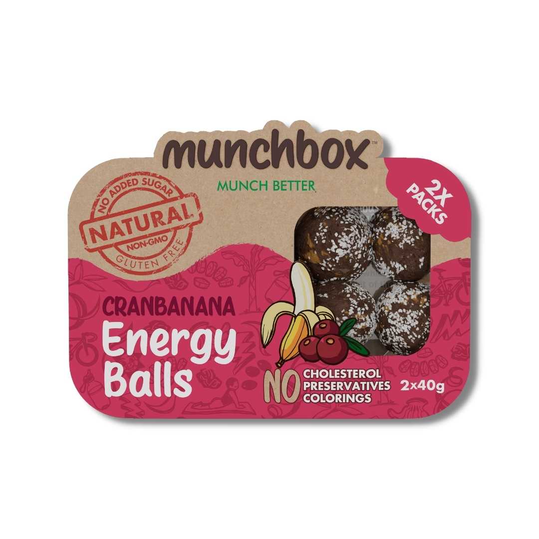 MUNCHBOX Energy Balls Cranbanana, 80g