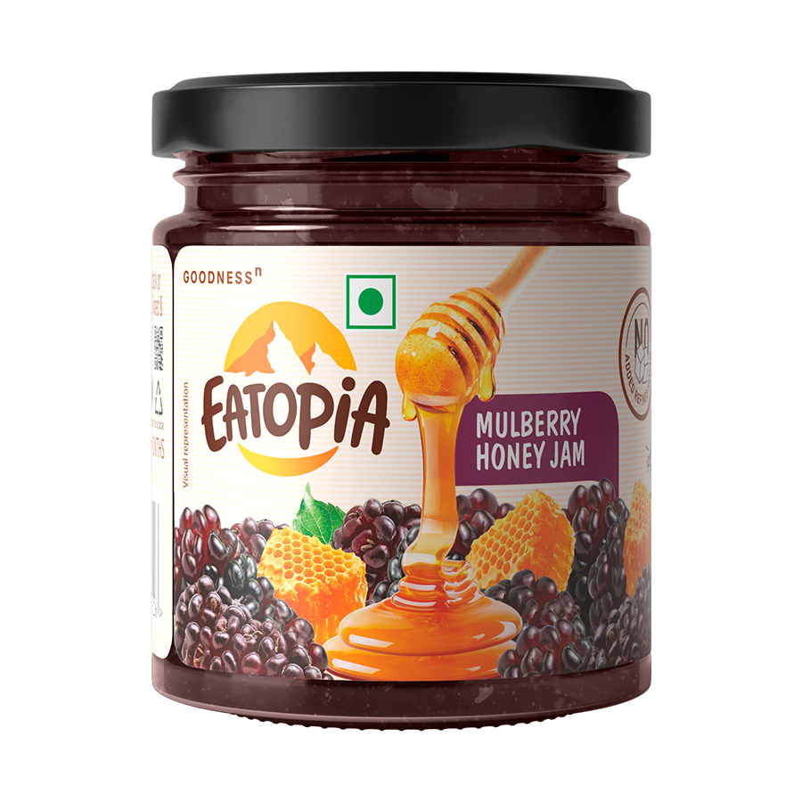 EATOPIA Mulberry Honey Jam, 240g
