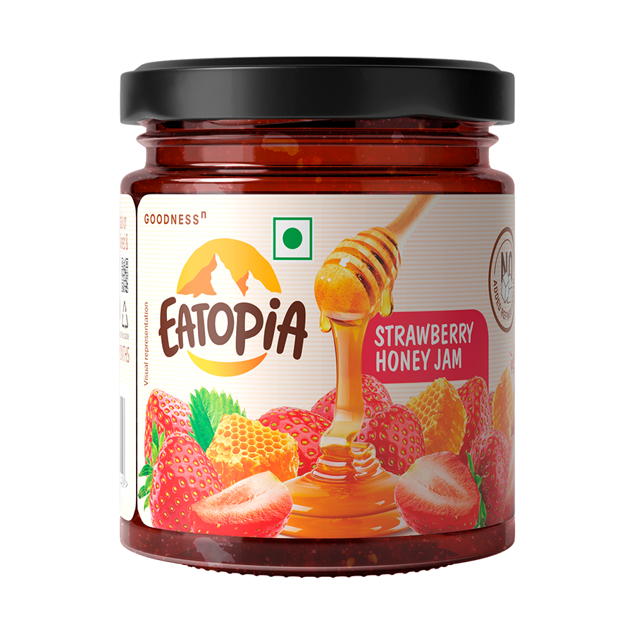 EATOPIA Strawberry Honey Jam, 240g