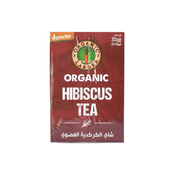 ORGANIC LARDER Hibiscus Tea, 30g - Organic, Vegan, Natural