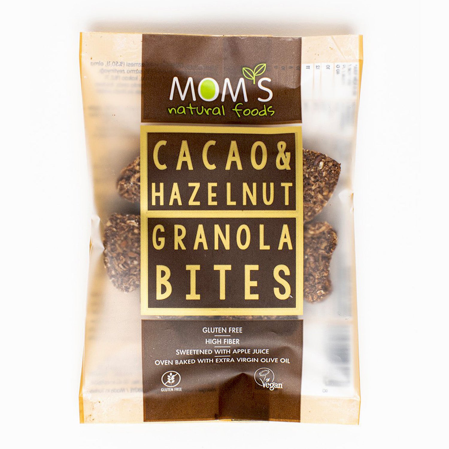 MOM'S NATURAL FOODS  Cacao & Hazelnut Granola Bites 50g