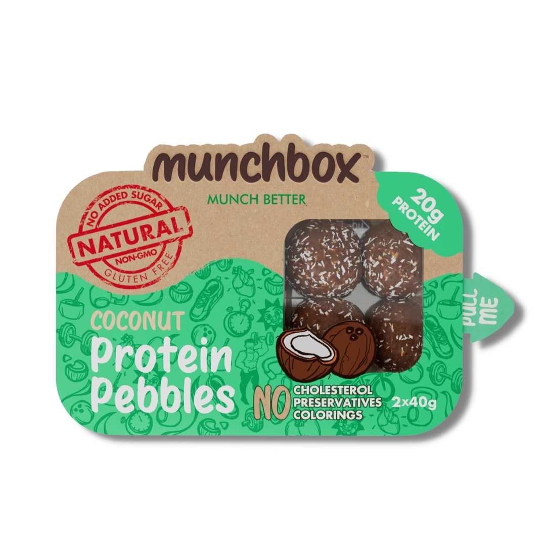 MUNCHBOX Coconut Protein Pebbles,80g