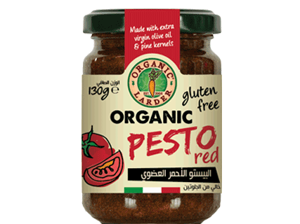 ORGANIC LARDER Red Pesto, 130g - Organic, Gluten Free