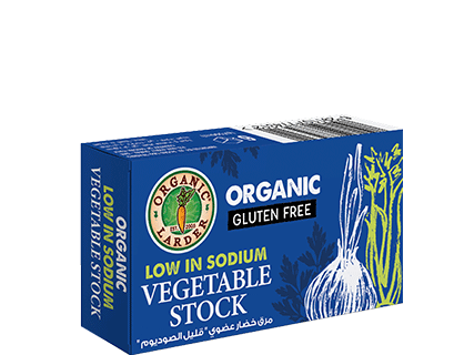 ORGANIC LARDER Vegetable Stock, Low in Sodium, 66g - Organic, Vegan, Gluten Free