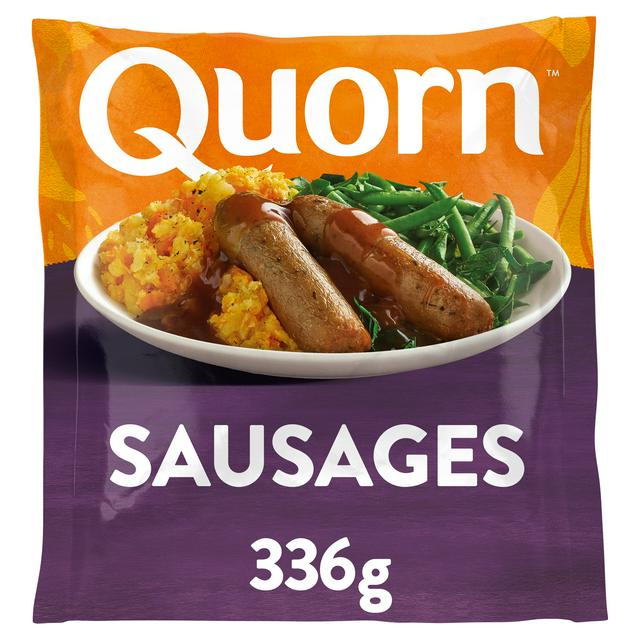 QUORN Meat Free Sausages, 336g (Pack of 8) - Vegan
