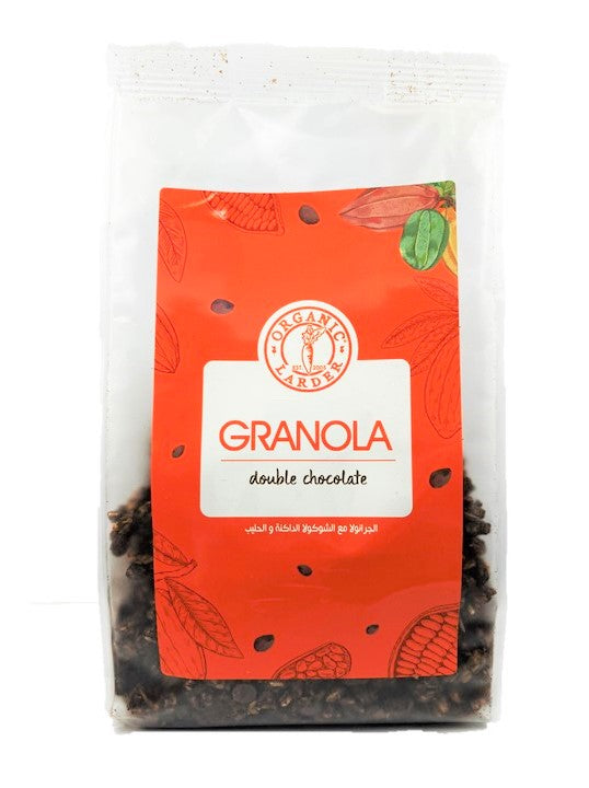 ORGANIC LARDER Granola Double Chocolate, 400g - Organic