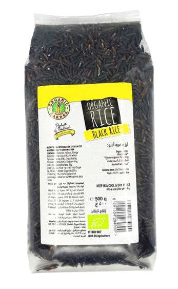 ORGANIC LARDER Black Rice, 500g - Organic, Vegan, Natural