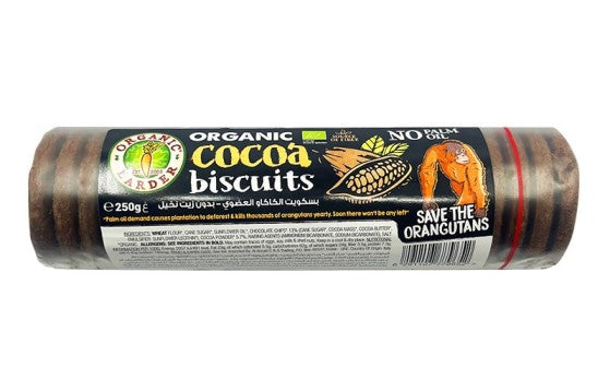 ORGANIC LARDER Cocoa Biscuits, 250g - Organic, Natural