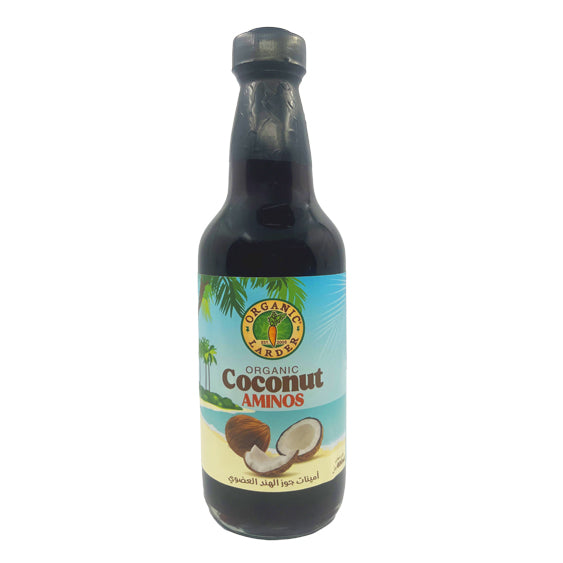 ORGANIC LARDER Coconut Aminos, 375ml - Organic, Vegan, Gluten Free, Keto Friendly