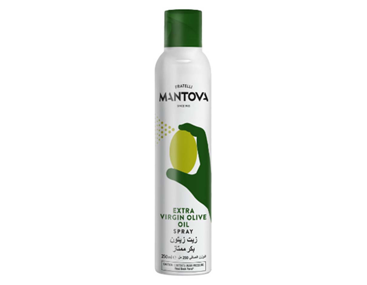 MANTOVA Organic Extra Virgin Olive Oil Spray, 200ml, Organic, Gluten free, Non GMO