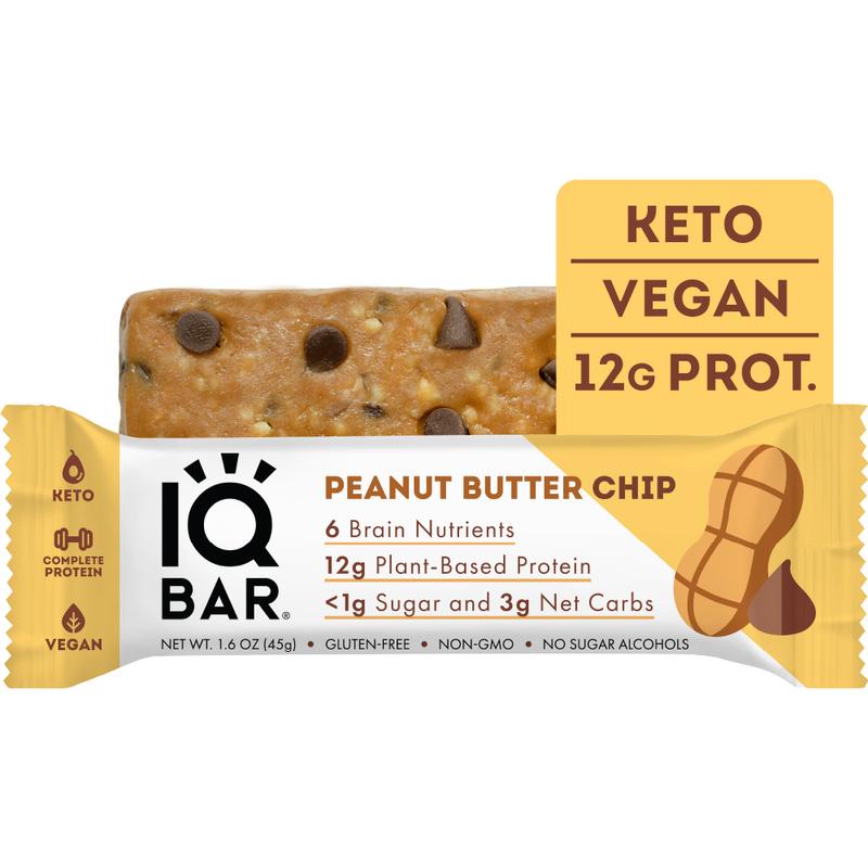 IQ BAR Peanut Butter Chip Protein Bar 45g
