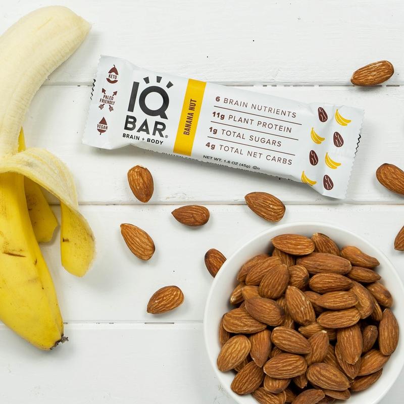 IQ BAR Banana Nut Protein Bar 45g