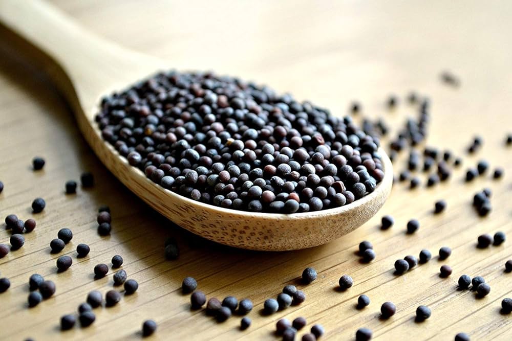 ORGANIC LARDER Black Mustard Seeds, 100g - Organic