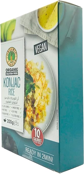 ORGANIC LARDER Konjac Rice, 200g - Organic, Vegan, Gluten Free