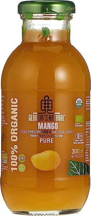 GEORGIA'S NATURAL Organic Mango Juice, 300ml