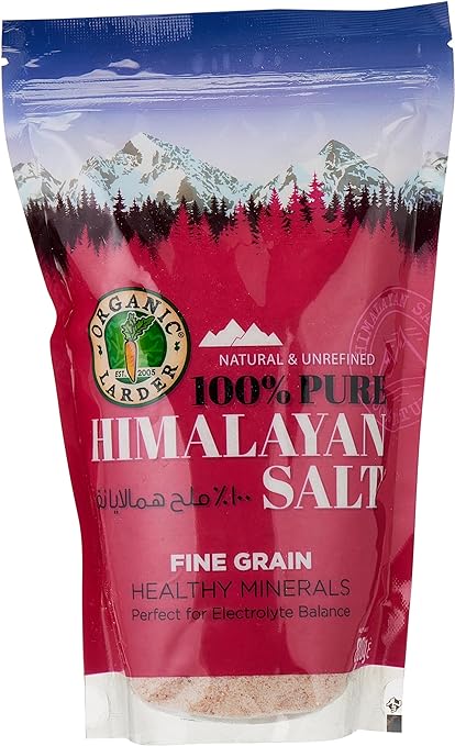 ORGANIC LARDER Himalayan Salt, Natural and Unrefined, 100% Pure, 800g - Organic, Natural