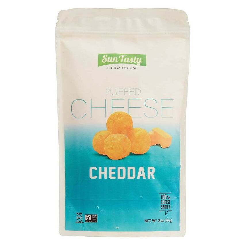 SUN TASTY Cheddar Puffed Cheese, 56g