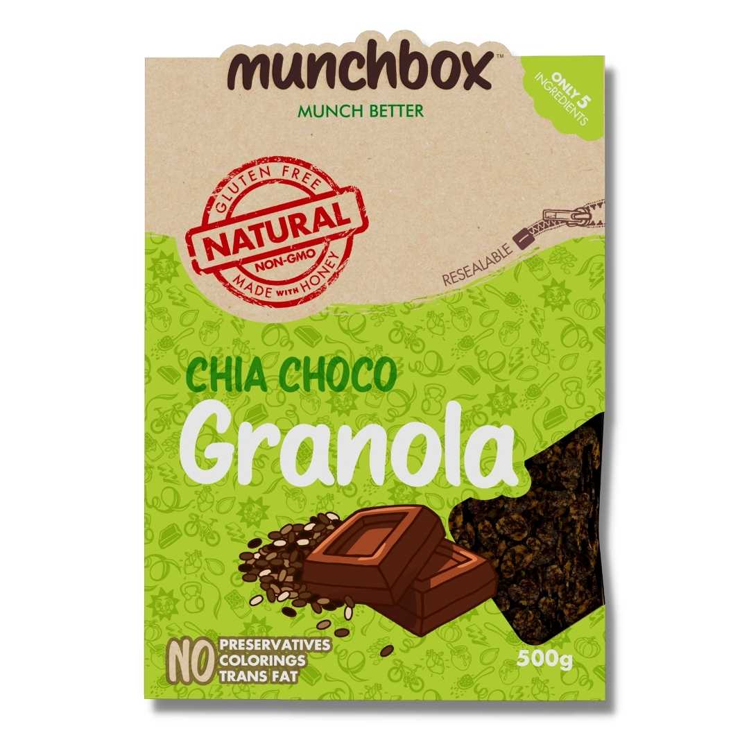 MUNCHBOX Granola Chia Choco, 500g
