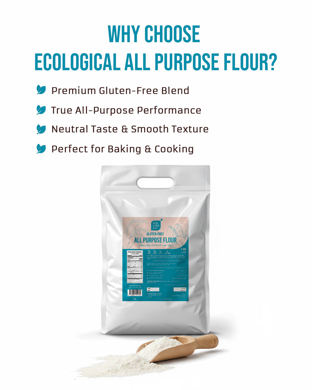 ECOLOGICAL Gluten-Free All Purpose Flour- 2.5 kg