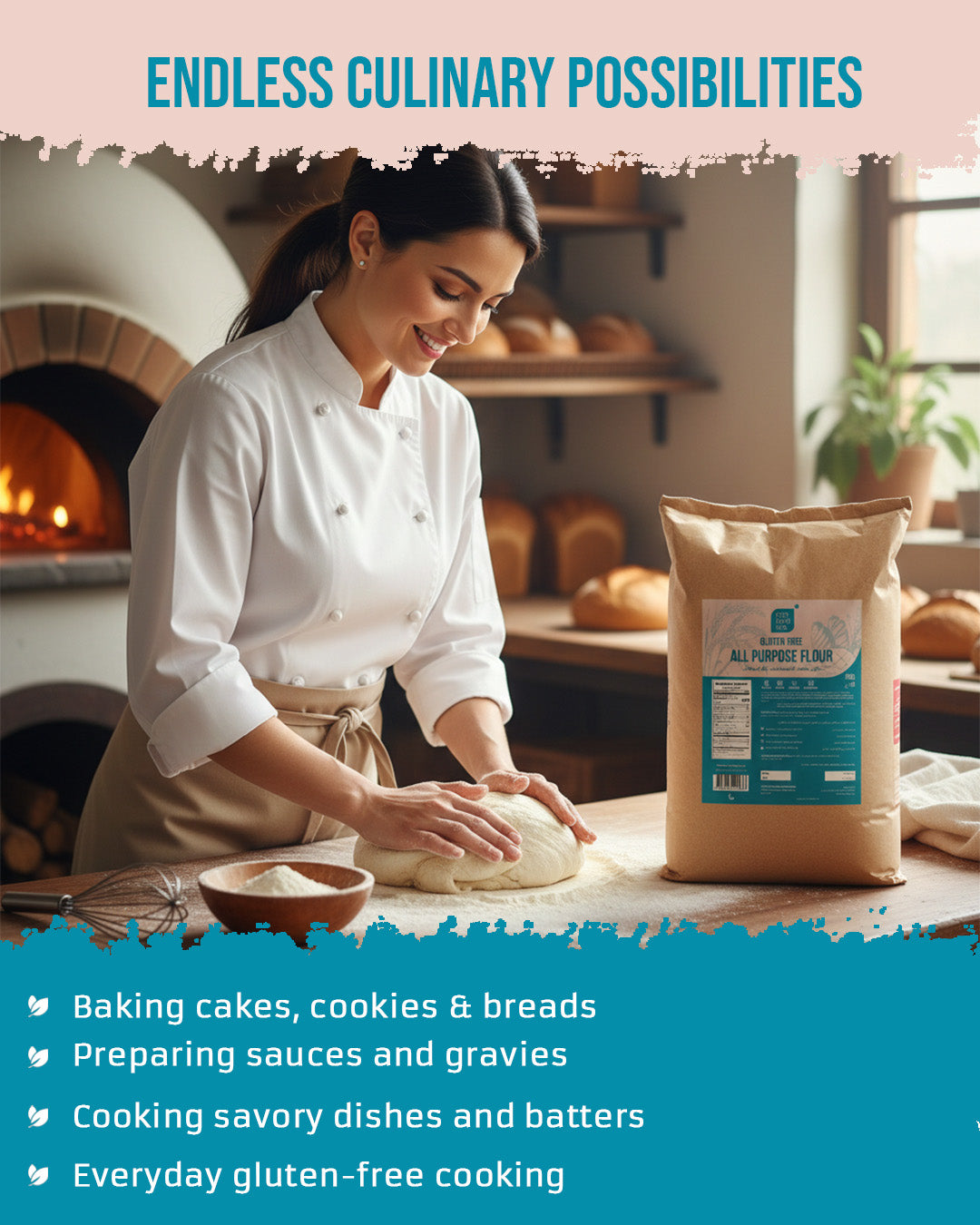 ECOLOGICAL Gluten-Free All Purpose Flour- 20 kg