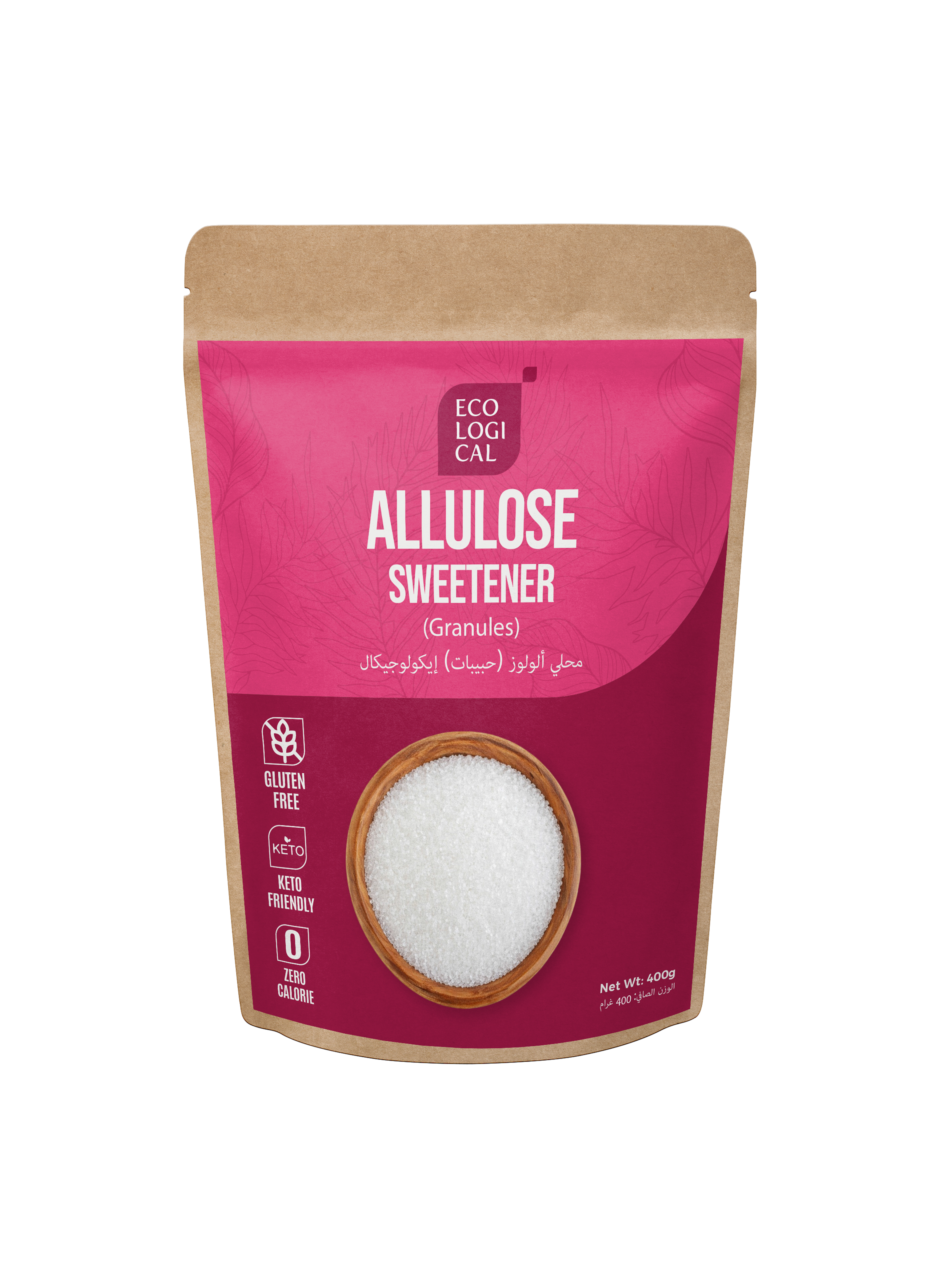 Ecological Allulose Sweetener Granules 400g - Zero Calorie Sugar Alternative