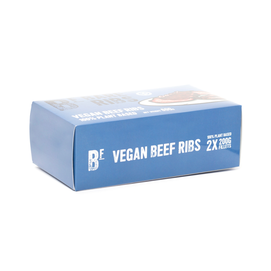 BARE FOODS Vegan Short Ribs (with BBQ sauce), 600g, Vegan