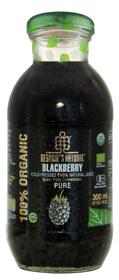 GEORGIA'S NATURAL Organic Blackberry Juice, 300ml